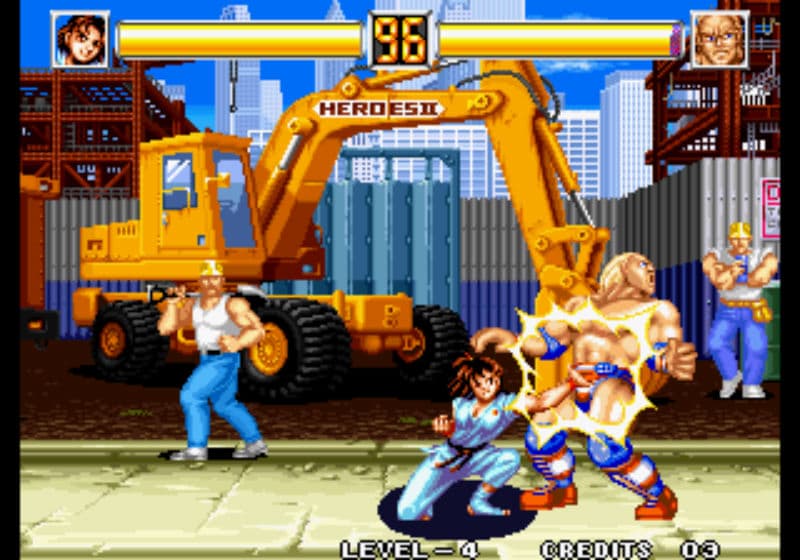 Screenshot de World Heroes 2 JET