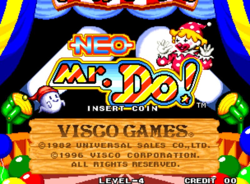 Screenshot de Neo Mr. Do!