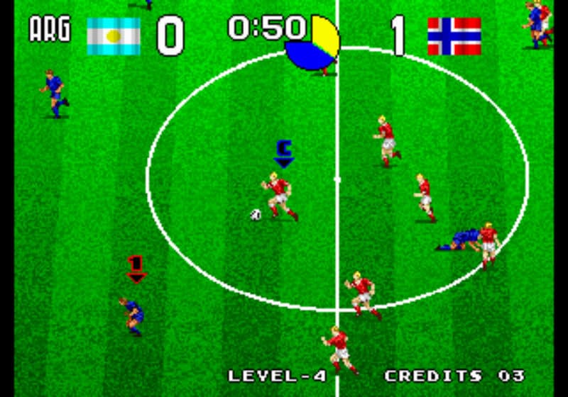Screenshot de Tecmo World Soccer '96
