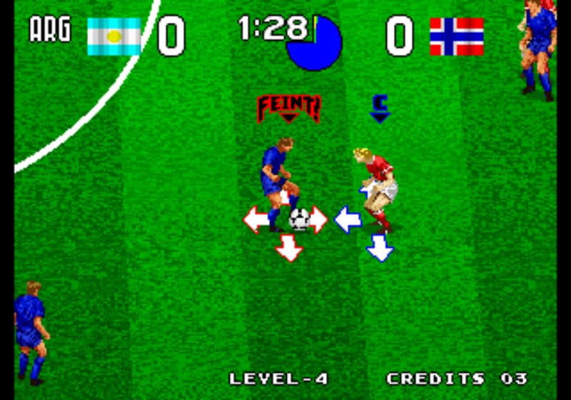 Screenshot de Tecmo World Soccer '96