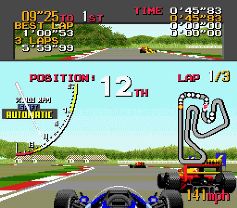 Screenshot de Ayrton Senna's Super Monaco GP II