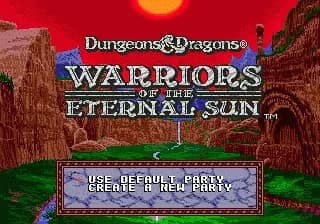Screenshot de Dungeons & Dragons: Warriors of the Eternal Sun