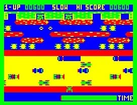 Screenshot de Frogger