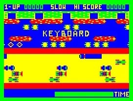 Screenshot de Frogger