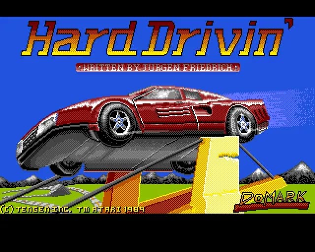 Screenshot de Hard Drivin'