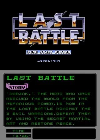 Screenshot de Last Battle
