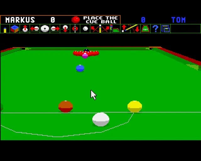 Screenshot de Jimmy White's Whirlwind Snooker