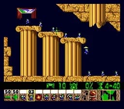 Screenshot de Lemmings