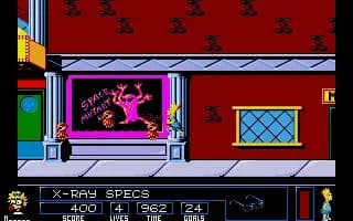 Screenshot de The Simpsons: Bart vs. the Space Mutants