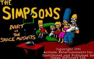 Screenshot de The Simpsons: Bart vs. the Space Mutants