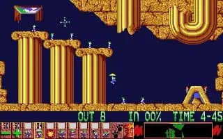 Screenshot de Lemmings