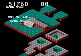 Screenshot de Marble Madness