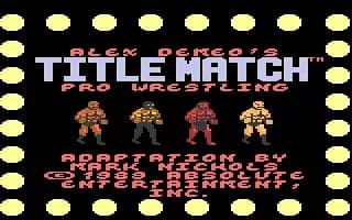 Screenshot de Title Match Pro Wrestling