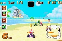 Screenshot de Mario Kart: Super Circuit