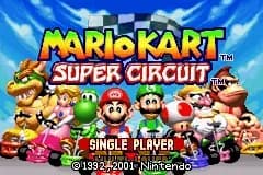 Screenshot de Mario Kart: Super Circuit
