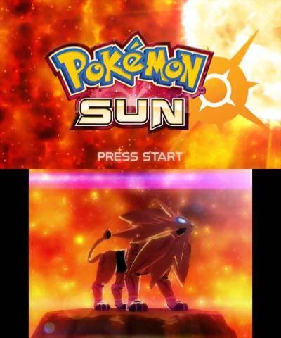 Screenshot de Pokémon Sun