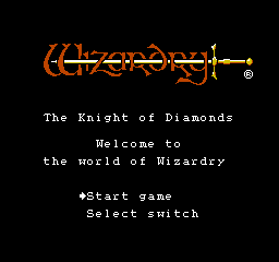 Screenshot de Wizardry: Knight of Diamonds - The Second Scenario