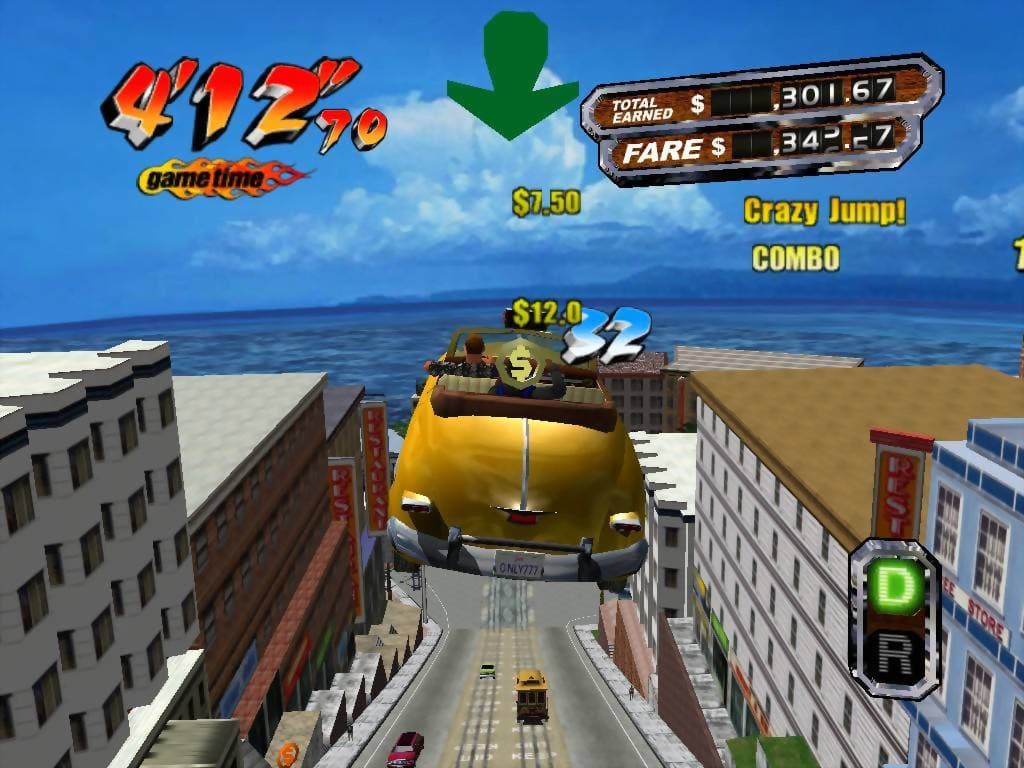Screenshot de Crazy Taxi 3: High Roller