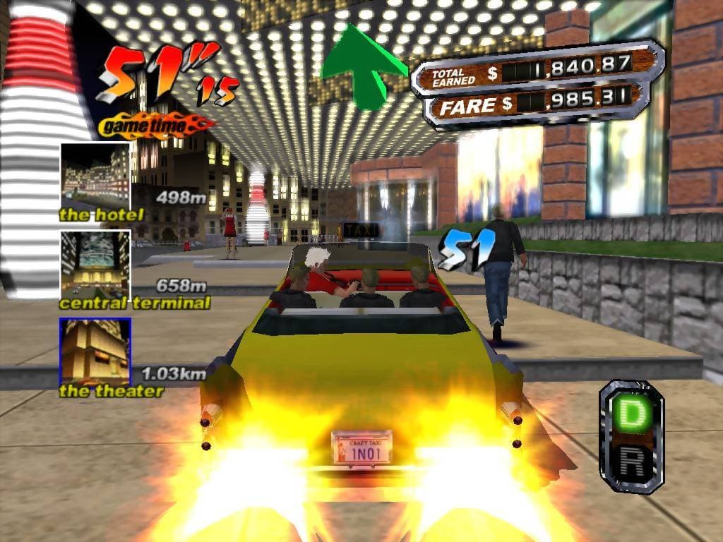Screenshot de Crazy Taxi 3: High Roller