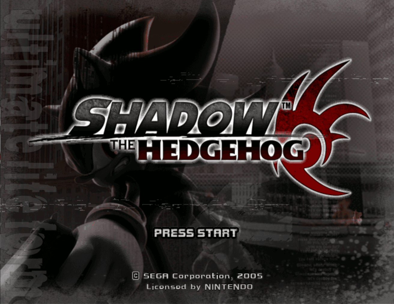 Screenshot de Shadow the Hedgehog