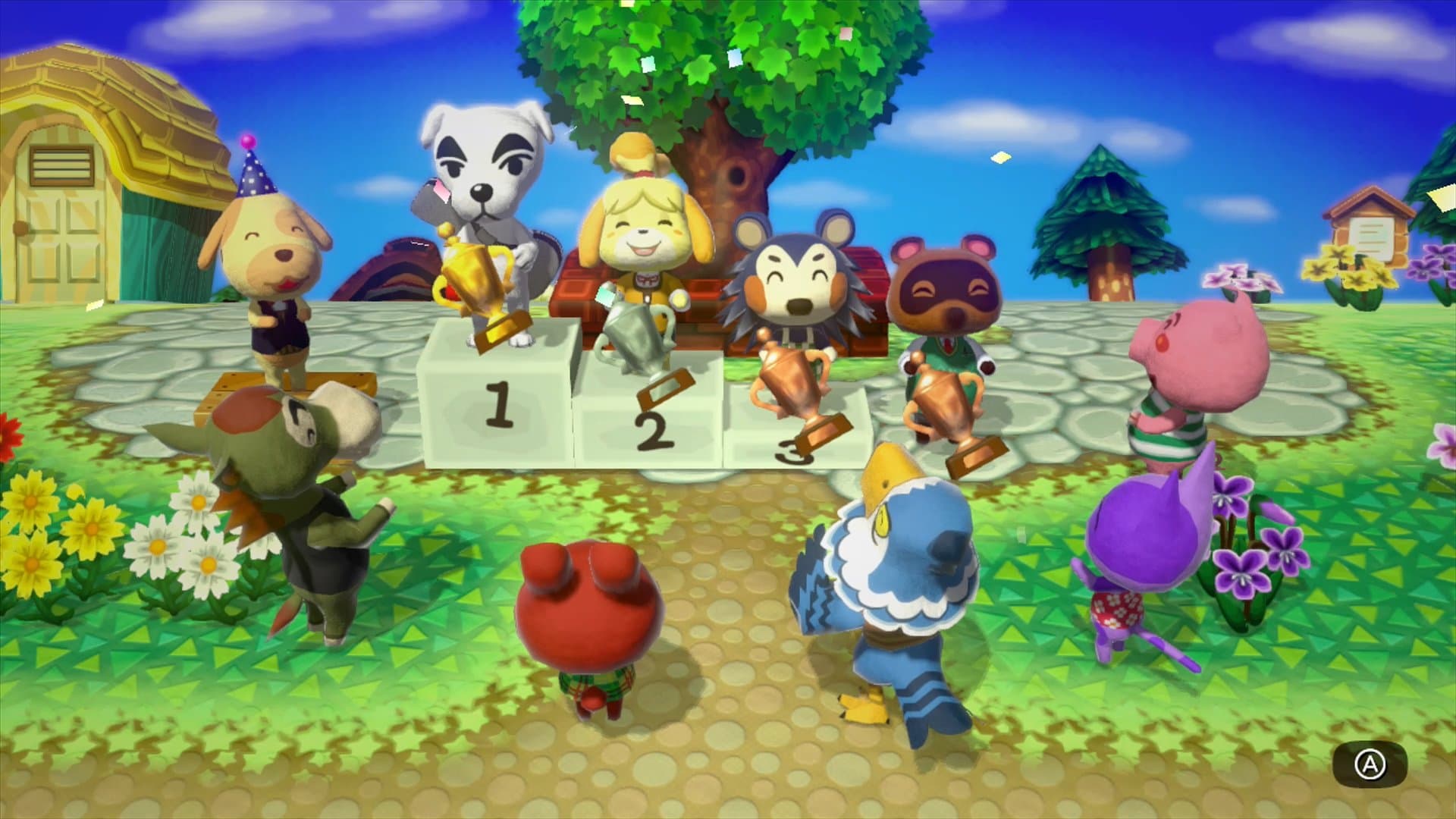 Screenshot de Animal Crossing: Amiibo Festival