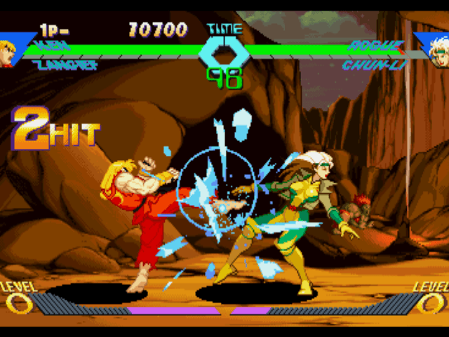 Screenshot de X-Men vs. Street Fighter: EX Edition