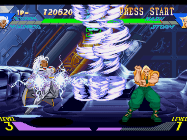 Screenshot de X-Men vs. Street Fighter: EX Edition