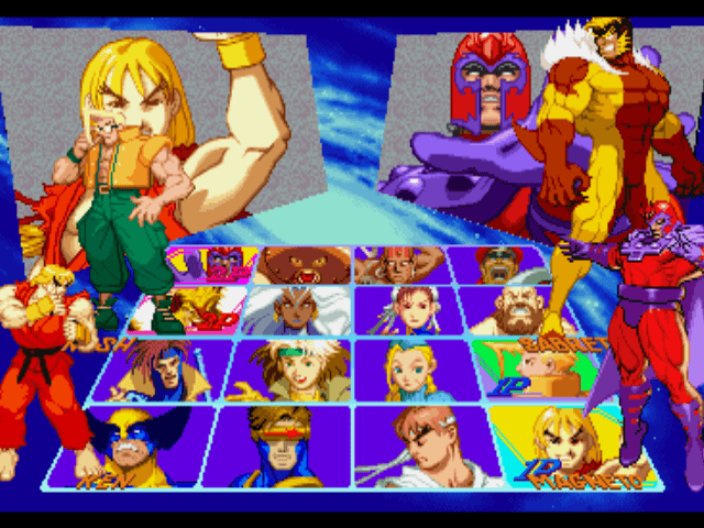 Screenshot de X-Men vs. Street Fighter: EX Edition