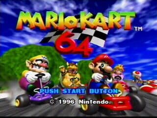 Screenshot de Mario Kart 64