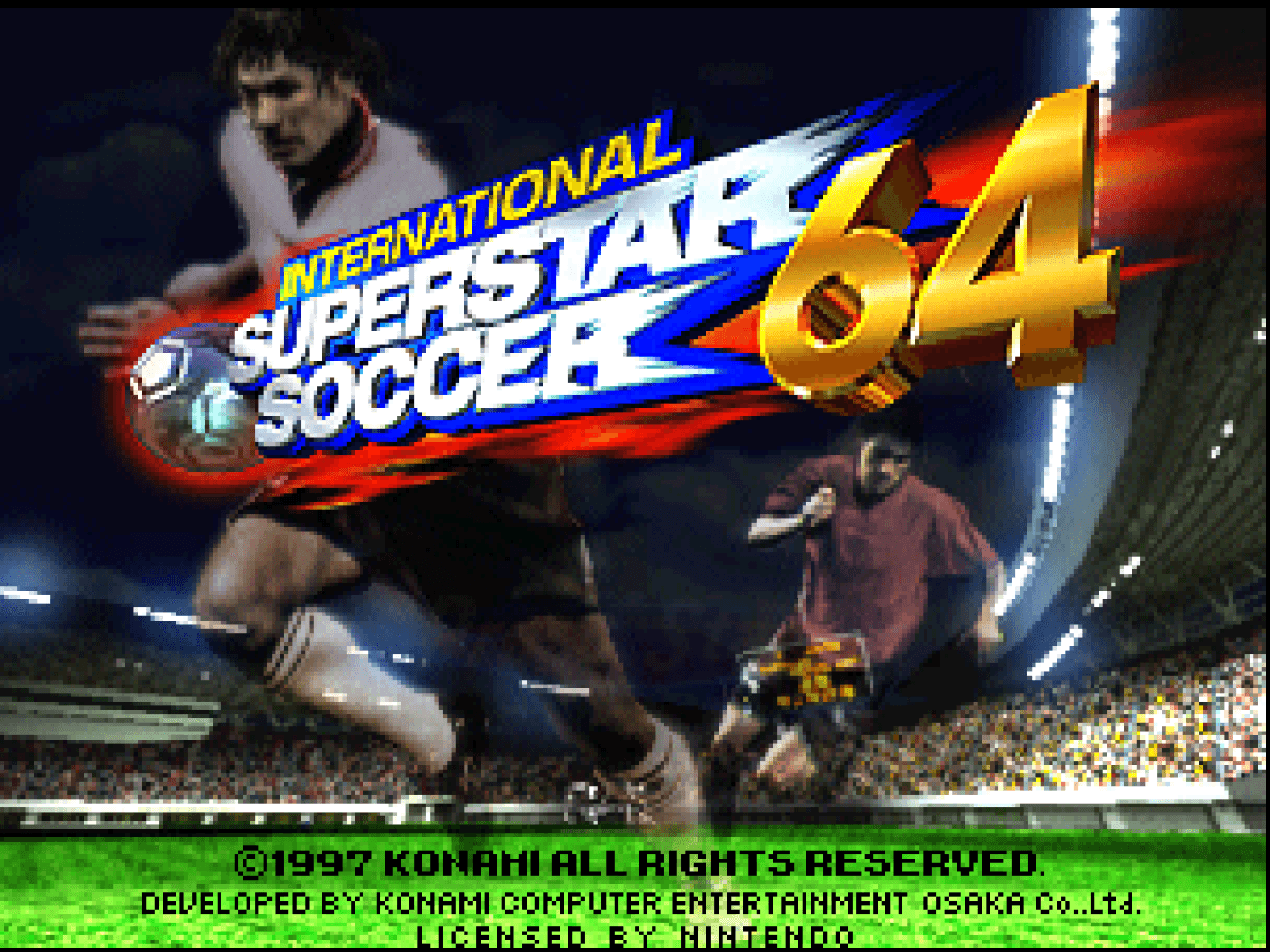 Screenshot de International Superstar Soccer 64