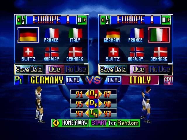 Screenshot de International Superstar Soccer 64