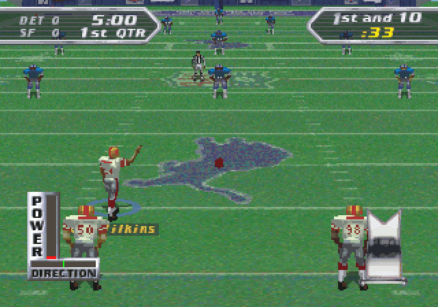 Screenshot de NFL Quarterback Club 97