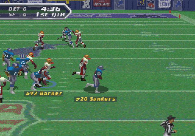 Screenshot de NFL Quarterback Club 97