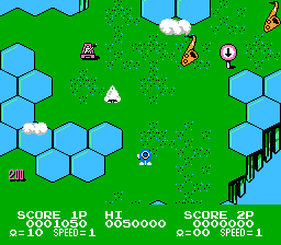 Screenshot de TwinBee 3: Poko Poko Daimaou