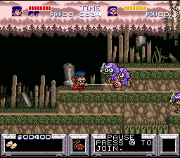 Screenshot de The Legend of the Mystical Ninja