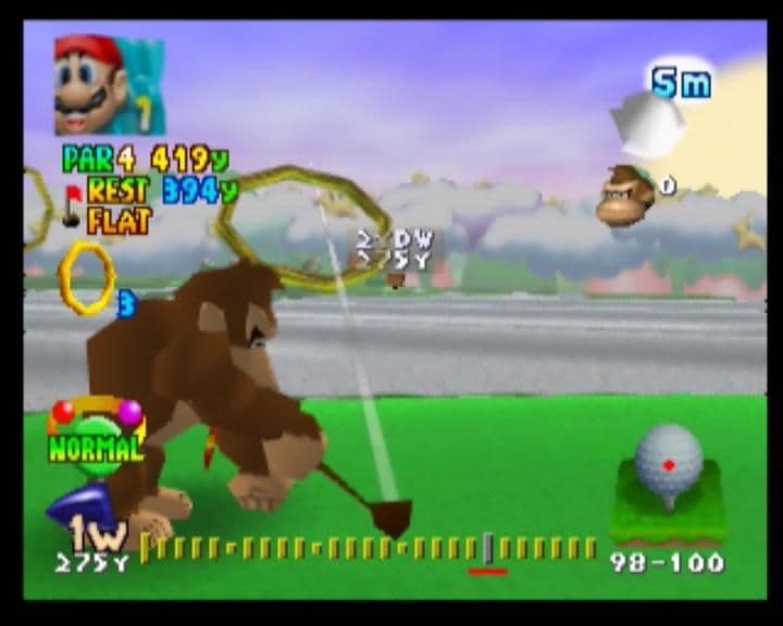 Screenshot de Mario Golf