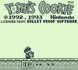Screenshot de Yoshi's Cookie