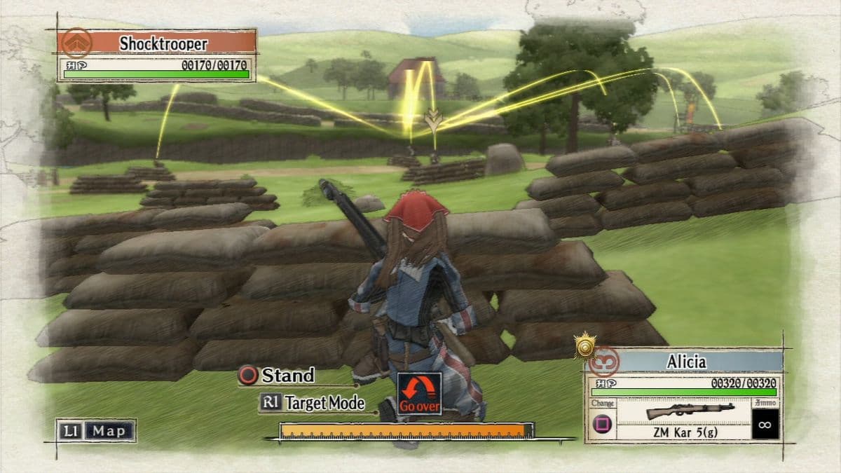Screenshot de Valkyria Chronicles