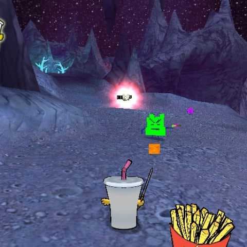 Screenshot de Aqua Teen Hunger Force: Zombie Ninja Pro-Am