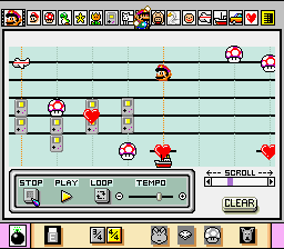 Screenshot de Mario Paint