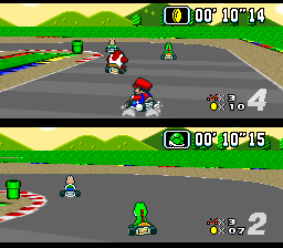 Screenshot de Super Mario Kart