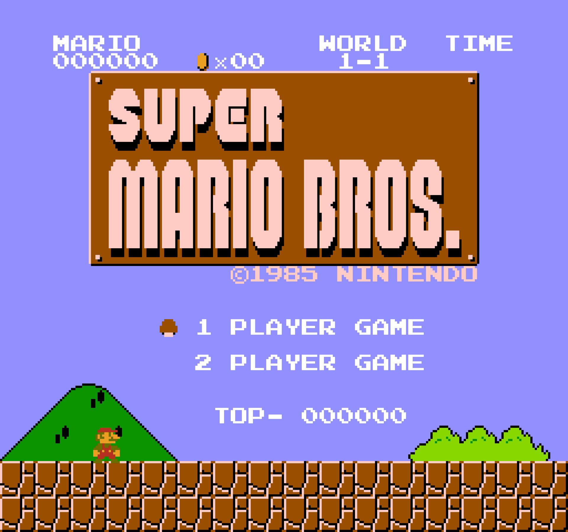 Screenshot de Super Mario Bros.