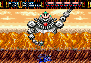 Screenshot de Rocket Knight Adventures