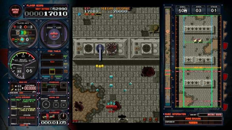 Screenshot de Toaplan Arcade Garage: Hishou Same! Same! Same!