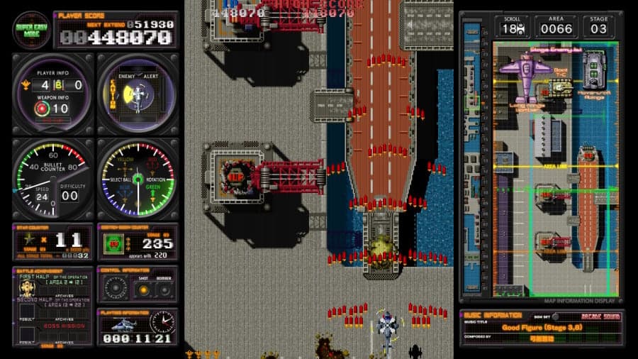 Screenshot de Toaplan Arcade Garage: Kyukyoku Tiger-Heli