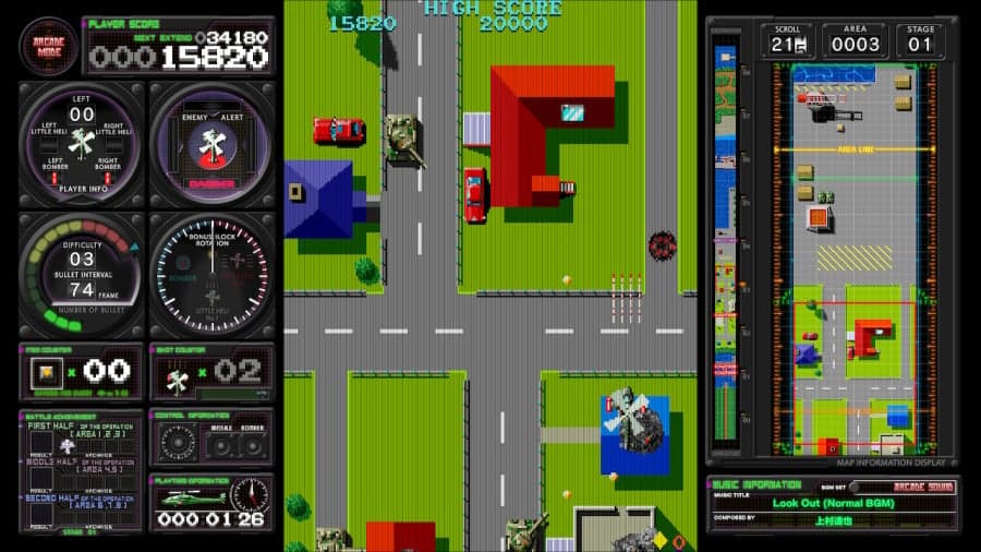 Screenshot de Toaplan Arcade Garage: Kyukyoku Tiger-Heli