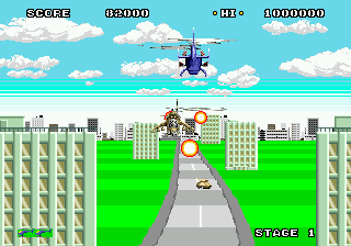 Screenshot de Super Thunder Blade
