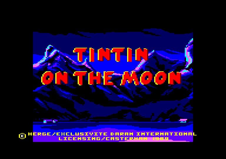 Screenshot de Tintin on the Moon
