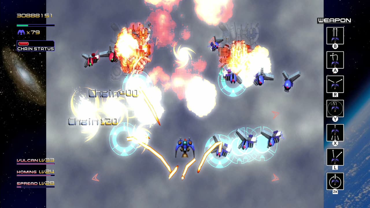 Screenshot de Radiant Silvergun