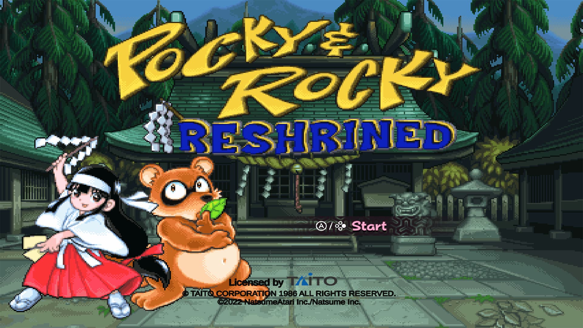Screenshot de Pocky & Rocky Reshrined